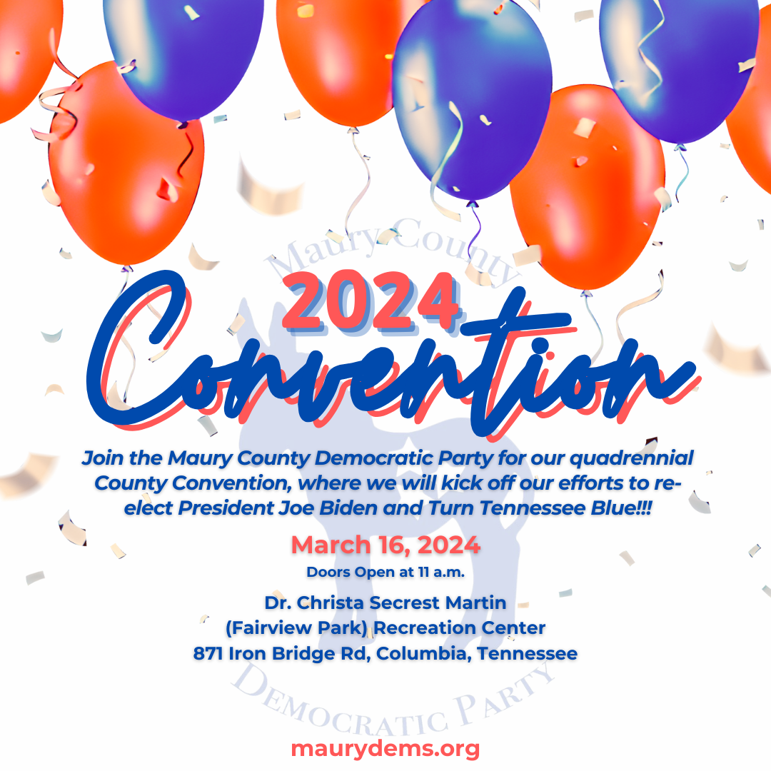 County Convention – Maury County Democratic Party